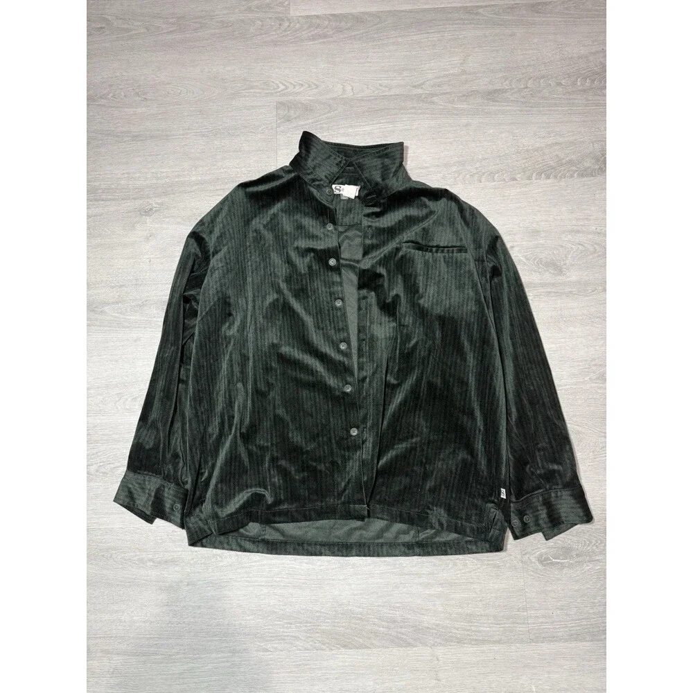 Silver Silk Men’s Dark Green Herringbone 3-Piece Suit Jacket, Vest, 44x30 Pants